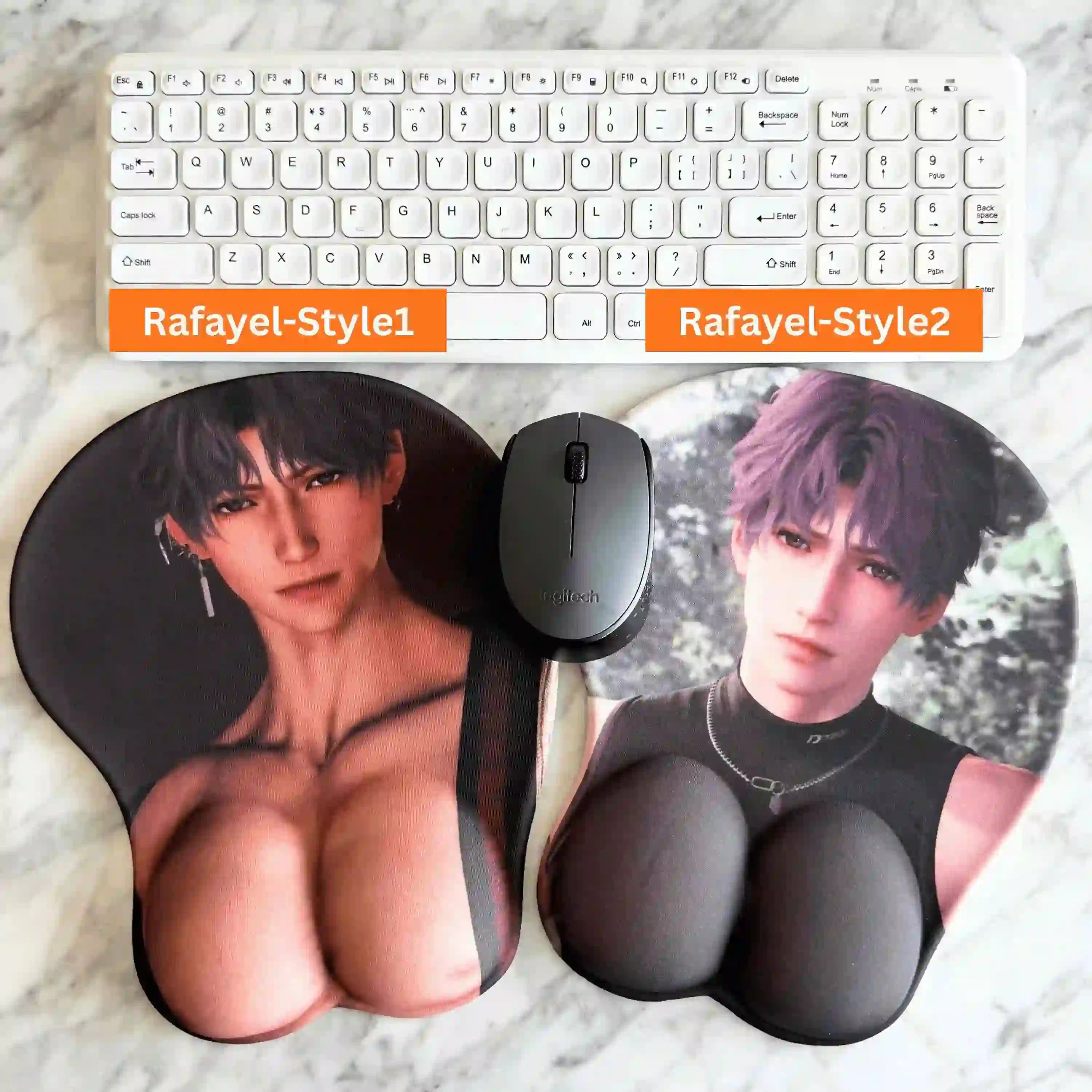 rafayel love and deepspace mouse pad with hd character artwork