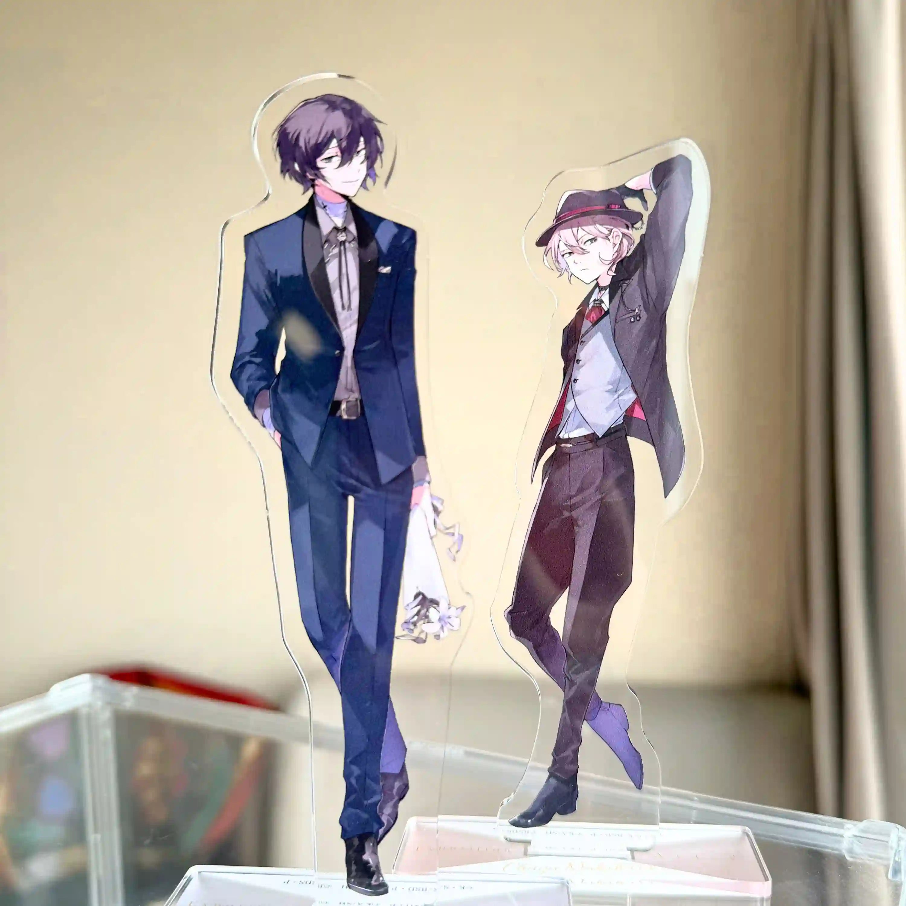 Bungo Stray Dogs SOUKOKU Acrylic Standee Set – Dazai & Chuuya Merch