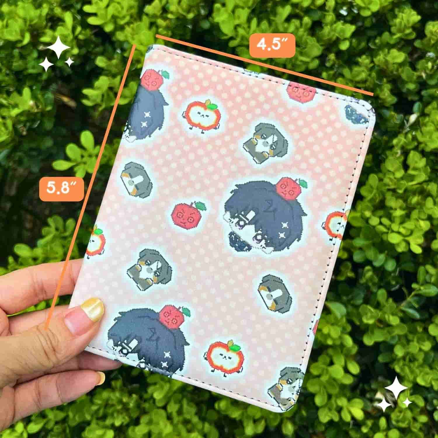 caleb love and deepspace merch passport holder pu leather travel wallet