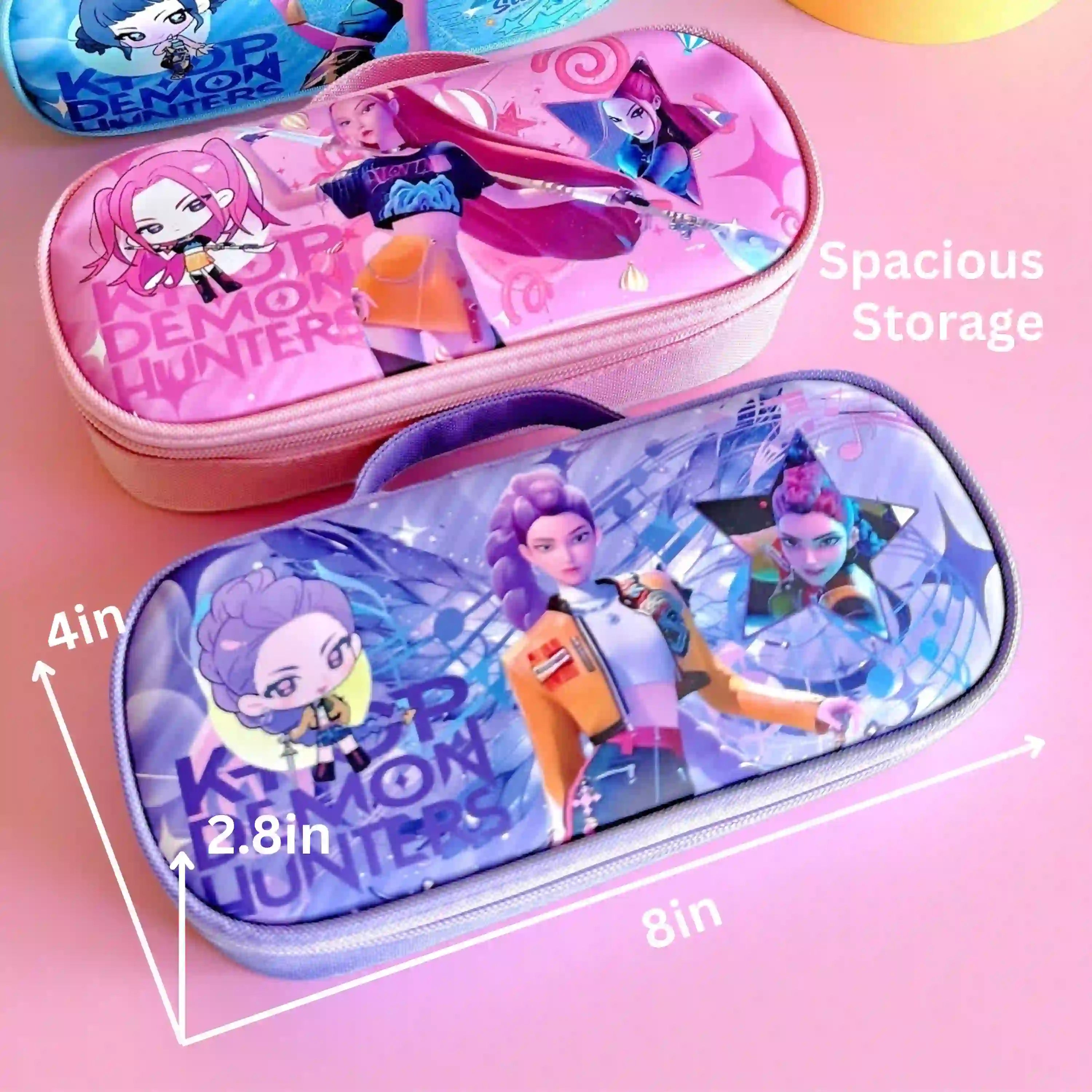 kpop demon hunters merch kids stationery gift set pencil case