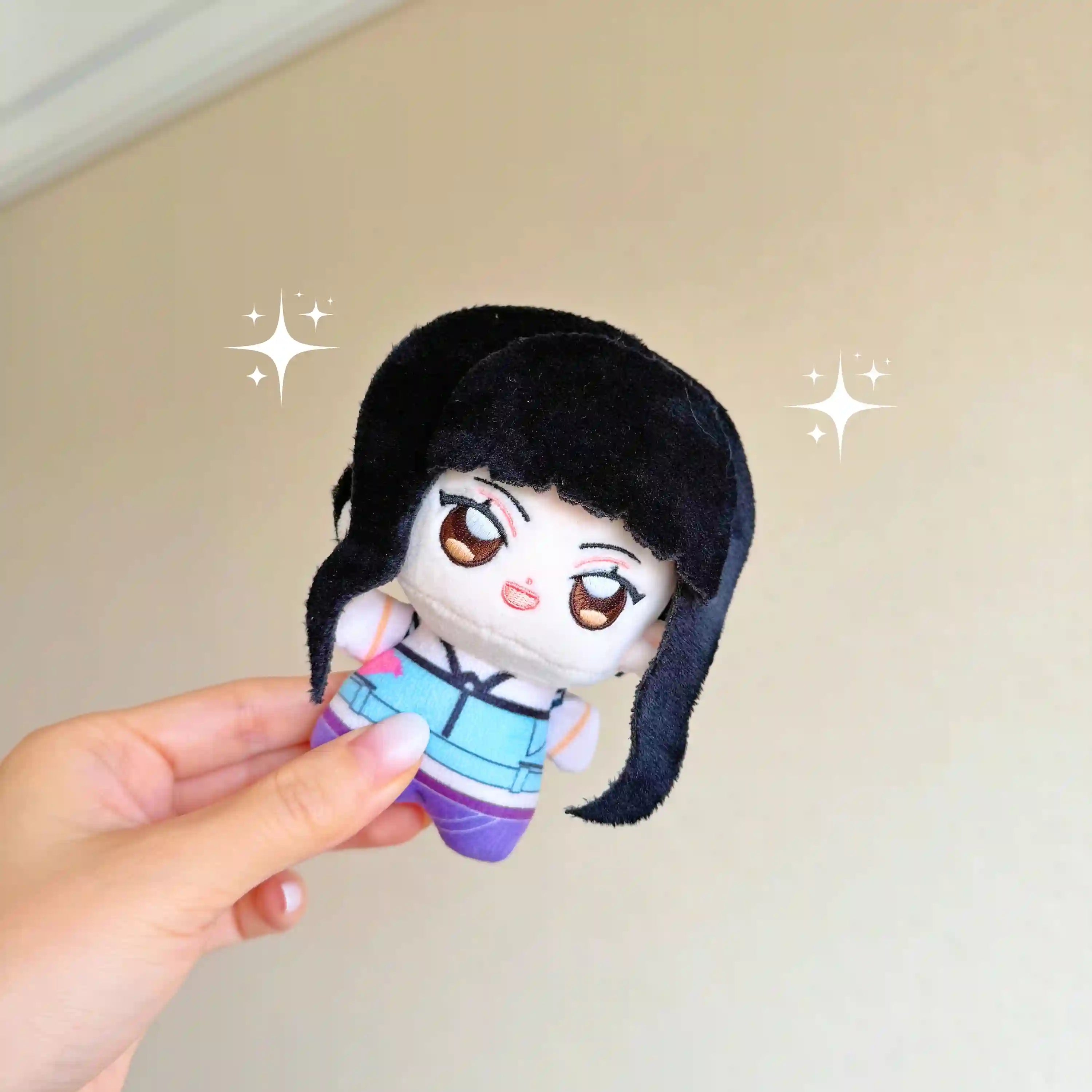 photo of kpop demon hunters zoey chibi 10cm plushie