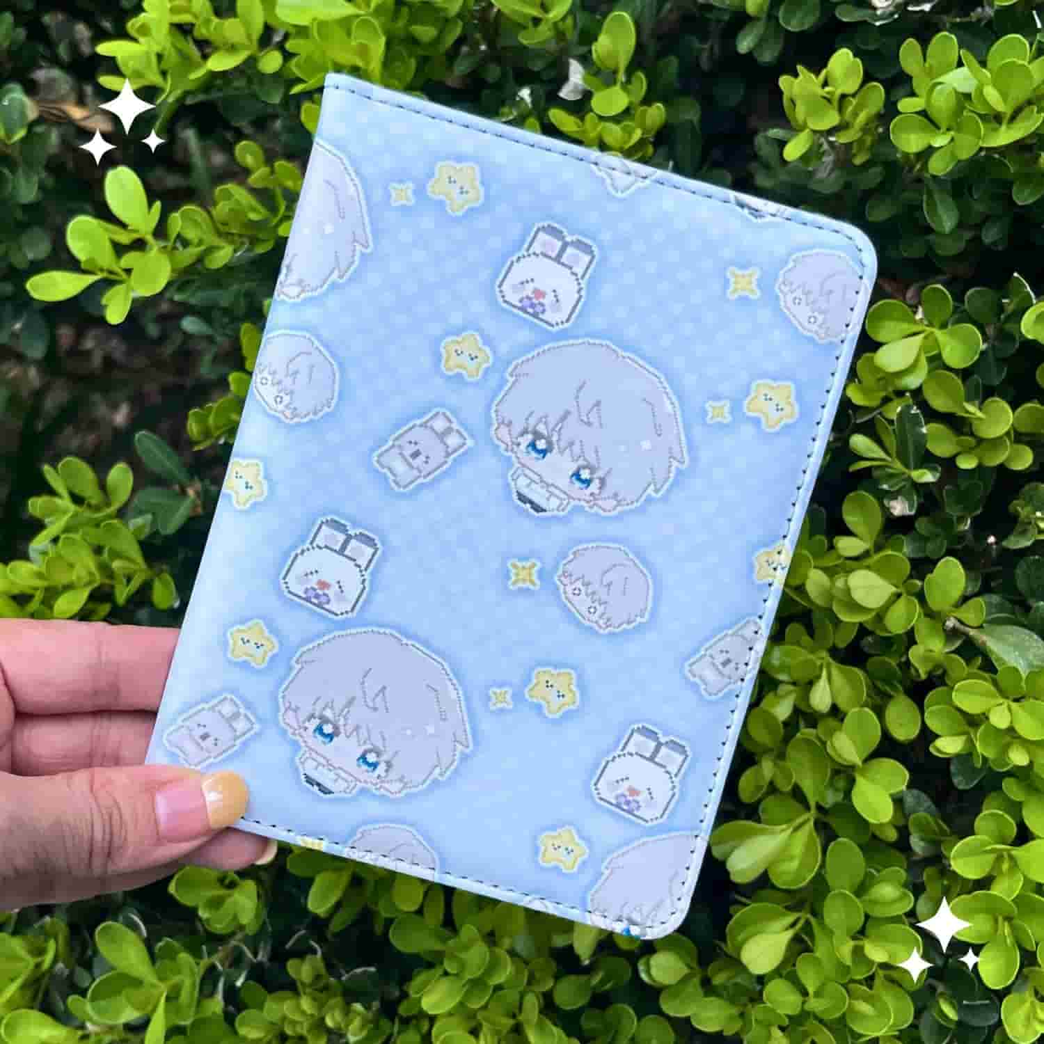 xavier love and deepspace merch passport holder pu leather travel wallet