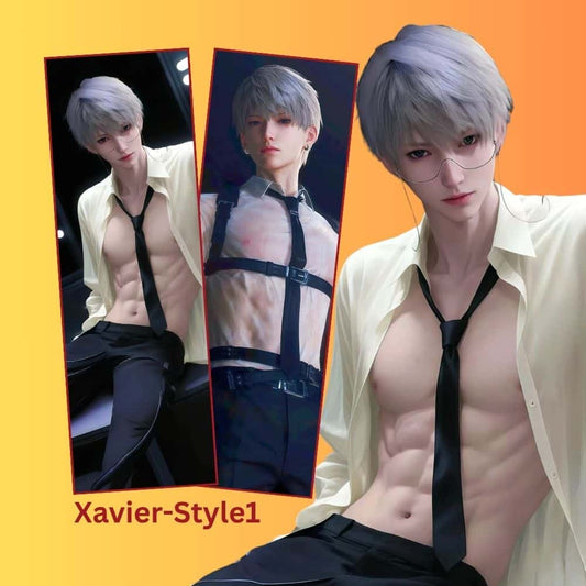 xavier love and deepspace merch body pillow cover with double-sided dakimakura illustrations