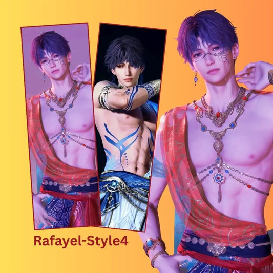 photo of love and deepspace rafayel body pillow cover